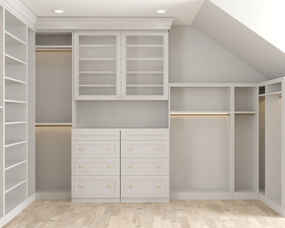 Finished custom closet from a client project