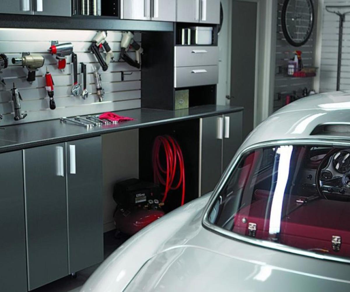 Garage shelving and cabinets