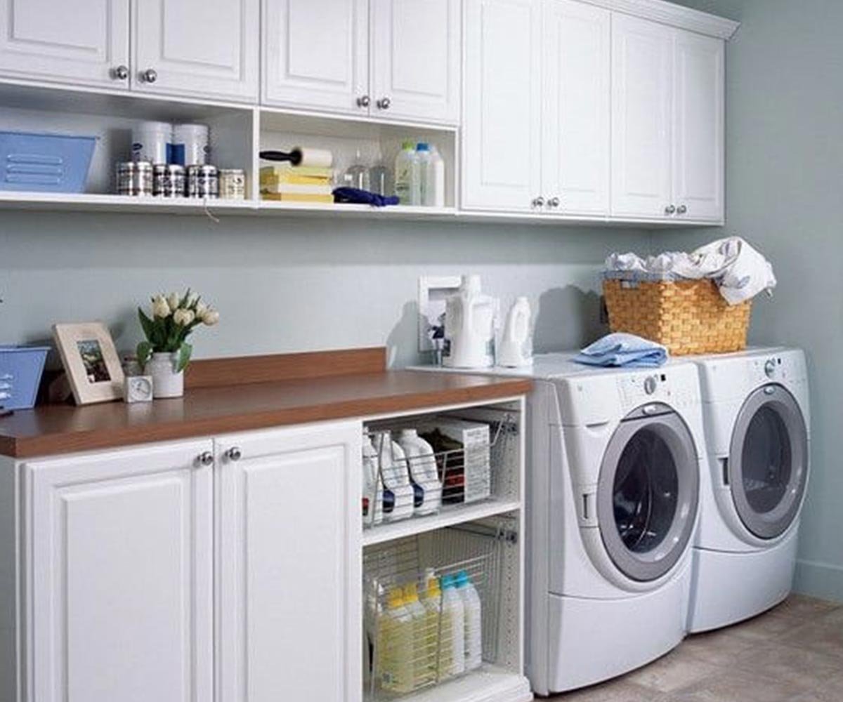 Laundry room storage