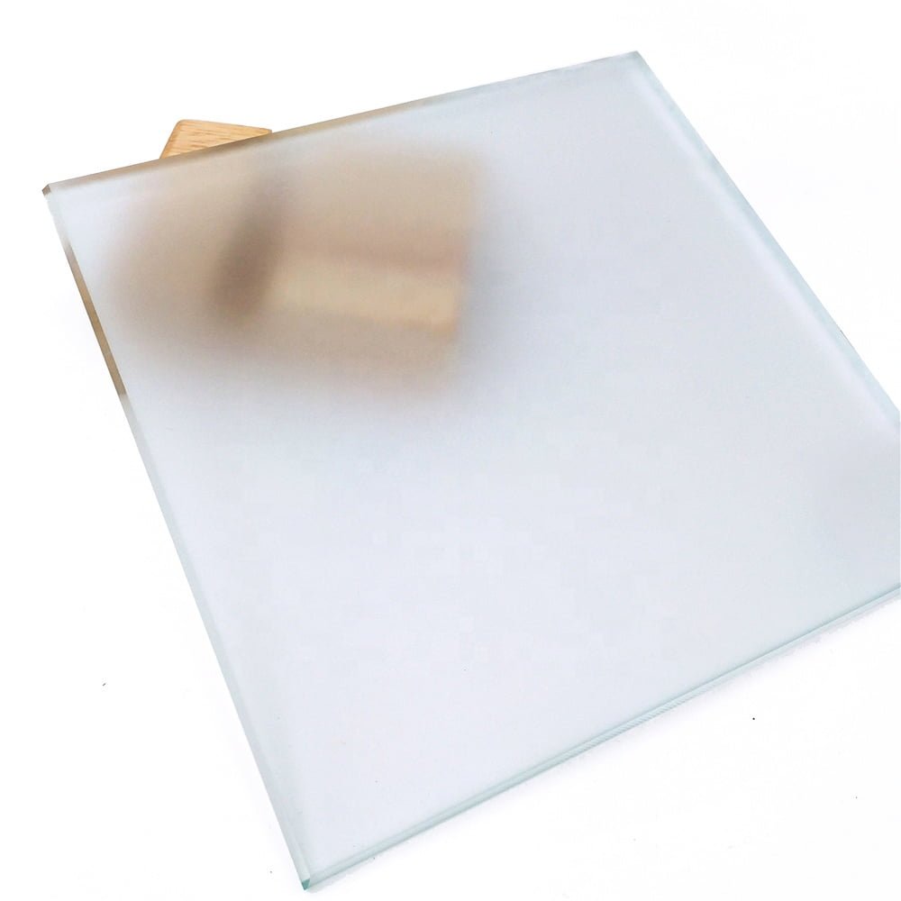 Frosted satin glass FG closet door insert