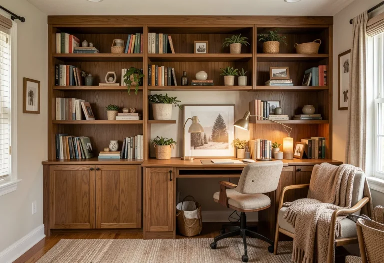 Built-In Home Office Cabinets: Storage for Modern Workspaces