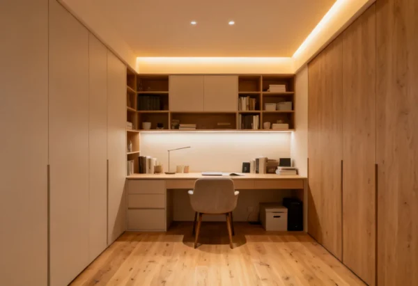 Storage solutions for home office.