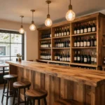 A wine bar at home.