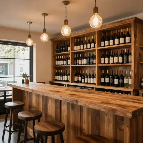 A wine bar at home.
