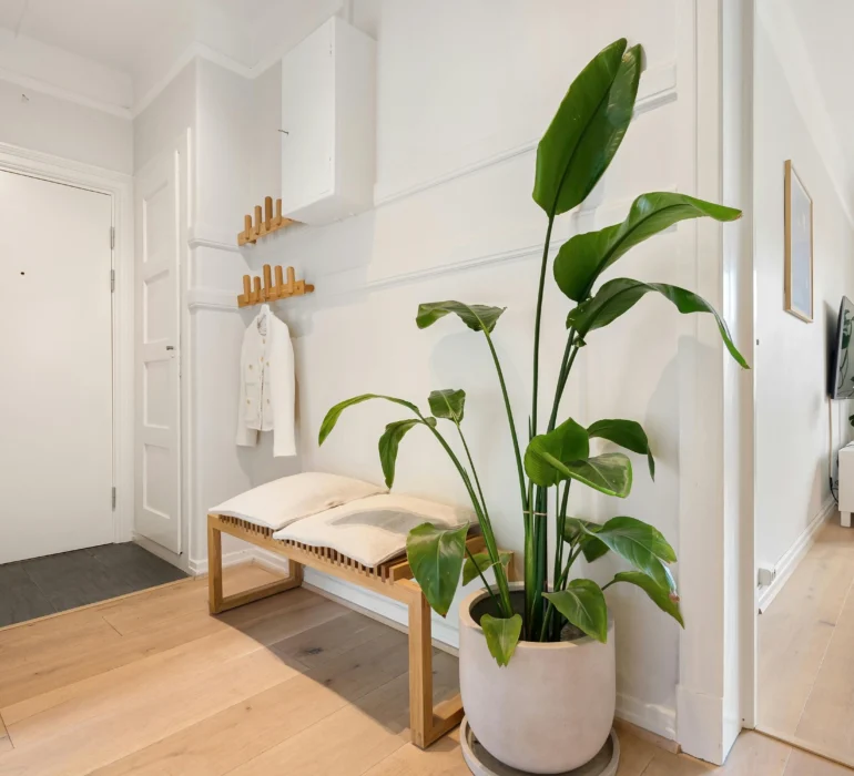 Upgrading the entryway with mudroom accessories.