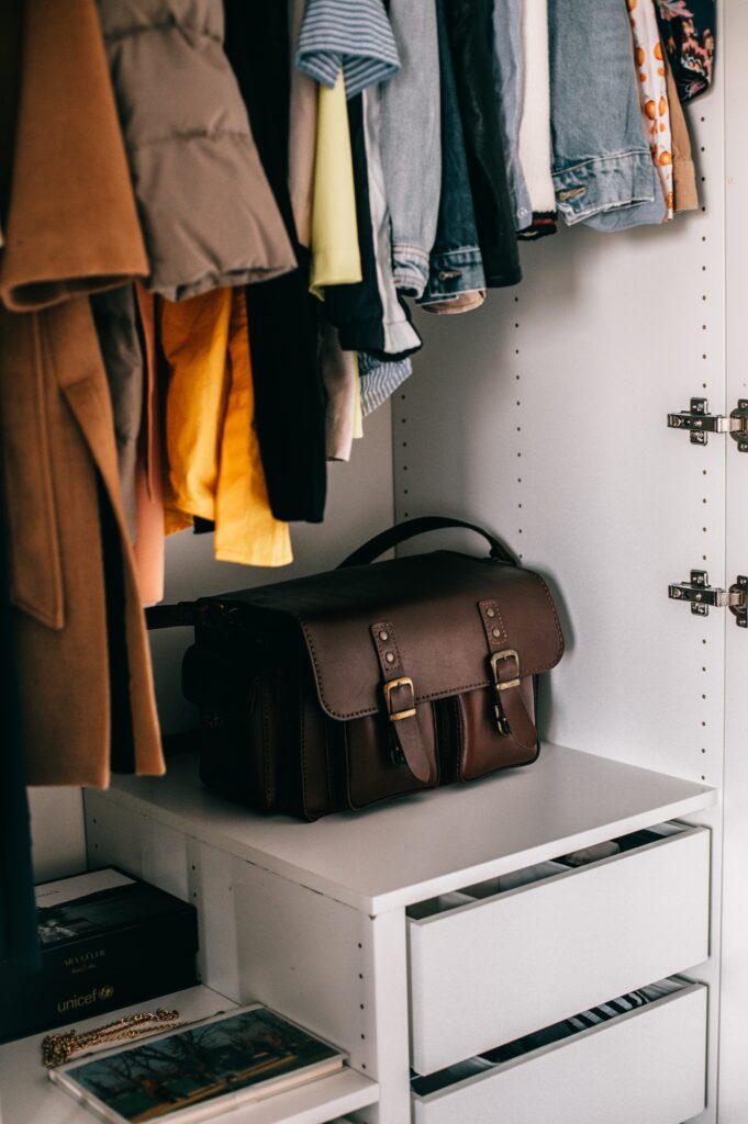 storage space in master closet